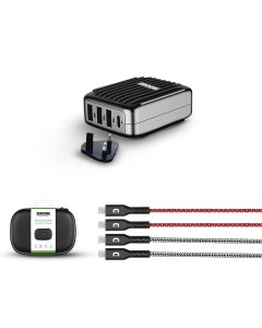 Zendure - Wall Charger PD + 4xSuperCord Type-C Cables + Bag - Offer OZ353