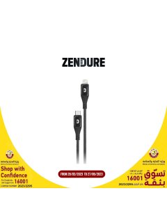 زندور - كيبل ايفون تايب سي سوبركورد برو - اسود