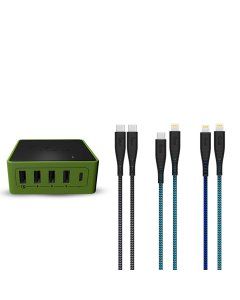 Goui - Kimba Lite + Flex (2xiPhone + 2xType C + iPhone Type C ) Cables - Offer OG1746