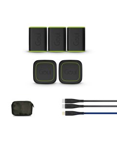 Goui - 3x Bolt + 2x Cube + Flex Cables ( 2x Type C + iPhone ) + Soft Bag - Offer OG1769