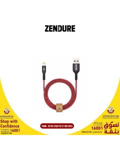 Zendure - iPhone Cable SuperCord Red