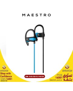 Maestro Bluetooth Ear set CROSS- Blue
