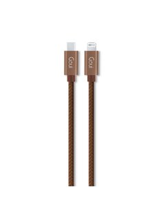  Goui 1M Fashion Lightning -Type C cable PD - Brown