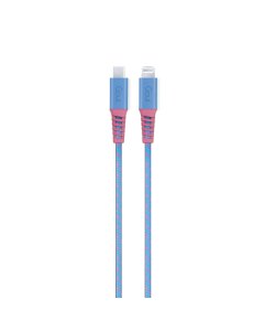 Goui - Flex Fashion Type C- Lightining Cable- Blue/Pink
