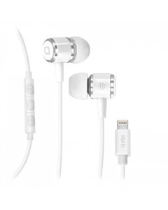 SBS In-Ear Earphones, 8Pin Connector, White