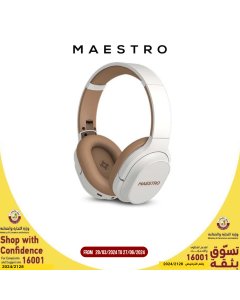 Maestro - NATIVE Blutooth HeadSet (White/Brown)