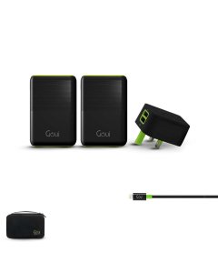 Goui -2xPrime 10 +  Wall-I With  iPhone Cable + Small Bag -OG1158-K