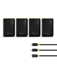 Goui - 4x Prime 10 + (iPhone + Type C + Micro ) Classic Cables - Offer OG1324-K