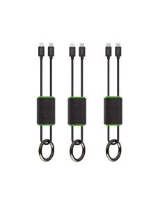 Goui - Lock (2x Lightning to Type-C + Type-C to C) key chain cables - Offer OG1604