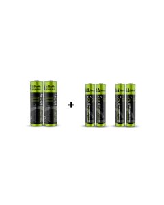 Goui - Rechargeable Batteries ( 2x AAA + AA ) - Offer OG1674
