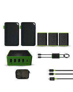 Goui - 2x Brave 10 + 3x Bolt + Kimba + Classic (2x Type C + iPhone) Cables + Lock Lightning to Type-C + Soft Bag - Offer OG1759