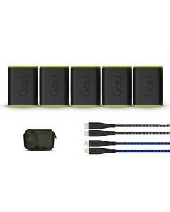 Goui - 5x Bolt + Flex (2x iPhone + 2x Type C) Cables + Soft Bag - Offer OG1765