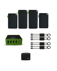 Goui - 2x Brave 20 + 2x Brave 10 + Kimba + Lock (2x Lightning to Type-C + 2x Type C to C) Cables + Bag - Offer OG1826