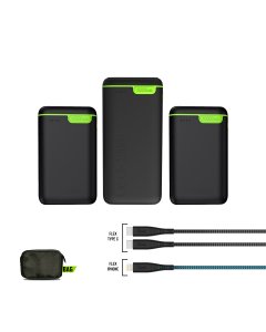 Goui - Kigo 20 + 2x Kigo 10 + Flex Cables ( iPhone + 2x Type C ) + Soft Bag - Offer OG1827