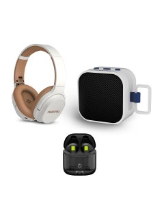 Goui - G•Pods + Maestro - Boxy Bluetooth Speaker + Maestro Native Bluetooth Headset - Offer OG2098