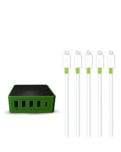 Goui - Kimba + 5x Classic iPhone Cables White - Offer OG2158