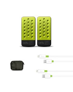 Goui - 2x Lux10 + Classic (iPhone + Lightning Type C) cables + Soft Bag - Offer OG2187