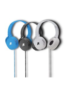 SBS - 3x Wired Headphones ( Blue + White + Black ) - Offer OS187-B
