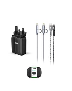 Zendure - Wall Charger PD + 2xSupercord USB Tybe C + 2xCable (Micro/iPhone) + Bag - Offer OZ344