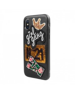 SBS - Girl Gang Patch iPhone X Cover