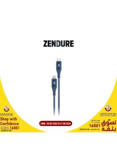 Zendure-  SuperCord Pro USB-C to Lightning Cable - Pacific Blue