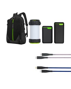 Offer Goui (Kigo) - (Power Bank 20000mAh + Power Bank 10000mAh + Glow 3in1 Power Bank 4000mAh + Cable Flex (Type C-C + Type C to Lightning) + BackPack Line) - OG2333