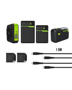 Goui Offer (SIGO) - (Power Bank 20,000mAh + Power Bank 10,000mAh) + (Titan) - (Power Bank 5,000mAh +2×G.tag +2× cable Type-C-C Or Cable Lock Lightning Type-C) + (Mbala pro) - (Power Bank 10,000mAh / wall charger / wireless charging) - OG2432