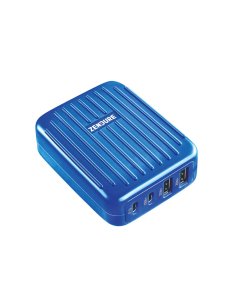 Zendure - A-Series 4-Port 32W Desktop/Wall Charger with PD - Blue