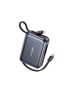 AWEI - Power Bank 20000 with build in Type C & Lightning - Black