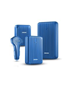 Zendure PD Package (A5 - A3 - 4 Port wall - 3 Port Car charer ) Blue + Bag Offer OZ286