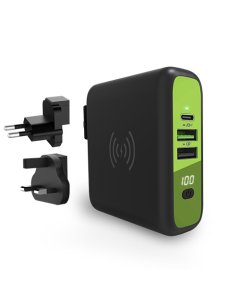 Goui -   Mbala - Wall charger, + Power Bank 8000 + Qi
