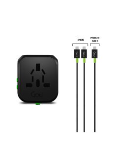 Goui - Uniq + (2xiPhone + Type C iPhone) Classic Cables - Offer OG1422-QT