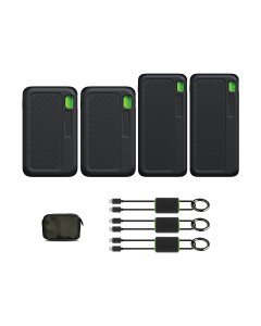 Goui Offer (Sing) Package ( 2x Power Bank 20,000mAh + 2x Power Bank 10,000mAh ) + (2x Lock Type-C-C Cables + Soft Bag) - OG2250