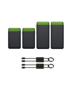Goui Offer Power Bank (Pwani) - Package (2x10,000 mAh Power Bank + 2x20,000 mAh Power Bank) + 2 Lock Type-C-C Cables - OG2260