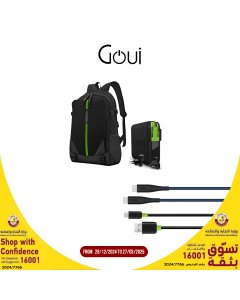 قوي - بكج (شنطة ظهر + مبالا + كيبل فليكس C-C + كيبل تايب سي) - عرض OG2320