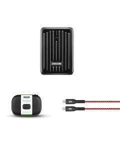 Zendure - SuperMini 10000mAh PD + 2xSuperCord Type-C Cable + Bag - Offer OZ348