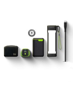 Goui - (GAN20 PLUS Wall Charger 20W  + TORCH 20000mAh Power Bank & Torch + KIGO 10,000mAh Power Bank + Silicon Cable C-C 1.5m + Mobile Accessories Case - OG2513
