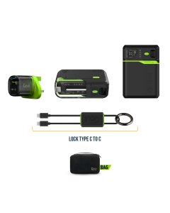 Goui Offer (SIGO Plus) Package ( Power Bank 10,000mAh + Power Bank Titan Lite 5000 + Wall Charger + Cable Lock C to C + Soft Bag ) - OG2435