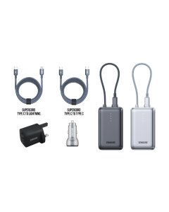 Zendure - (2X SuperMini Pro 10,000mAh + C to Lightning Cable + C to C Cable + 48W Car Charger + 35W Wall Charger) Package - Offer OZ366