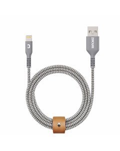 Zendure -100 cm iPhone USB-8PİN Kablosu SuperCord Gümüş